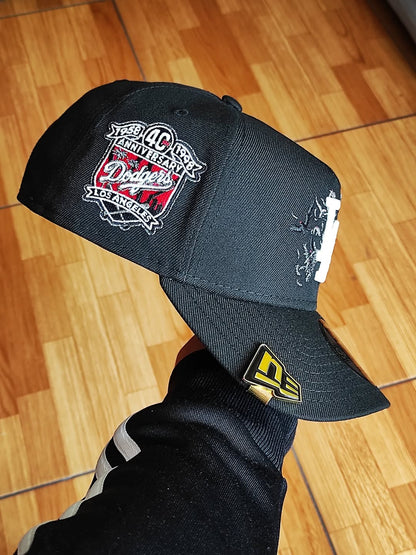 New Era Los Angeles Dodgers 40th aniversario 9Forty A Frame Snapback glow 🔦 brilla en la oscuridad