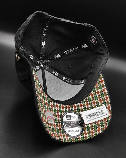 New Era Okland Athletics"Corduroy Black" 9 Forty A-FRAME snapback