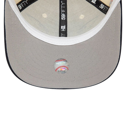 Gorra Detroit Tigers MLB Team Wings 59FIFTY Fitted Beige Claro