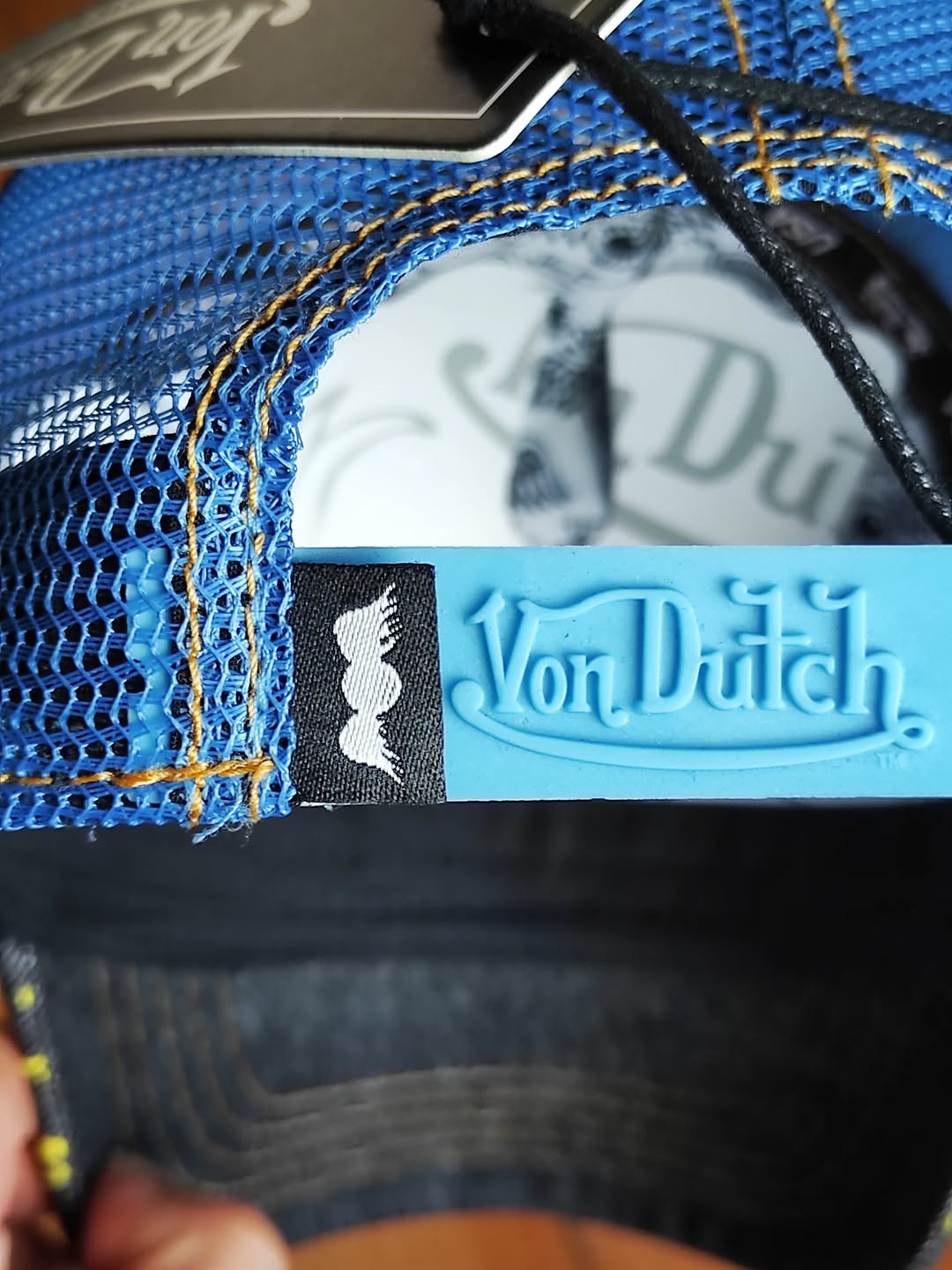 Gorra Con Dutch denim multilogo Trucker