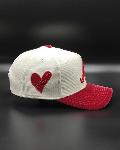 Newera Atlanta Braves Corduroy velvet 9 forty aframe Snapback