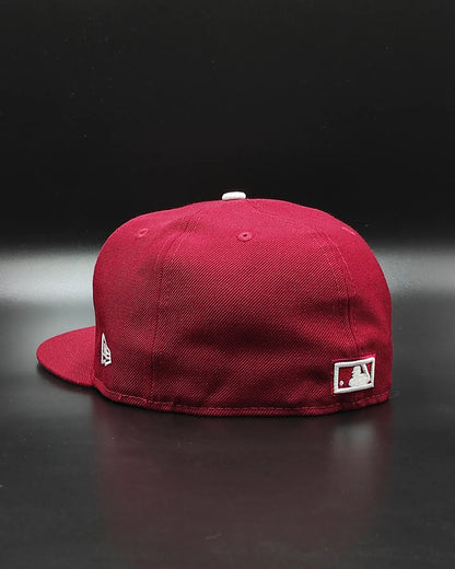 New Era Philadelphia Phillies   Retro Fitted - Cardinal, White
