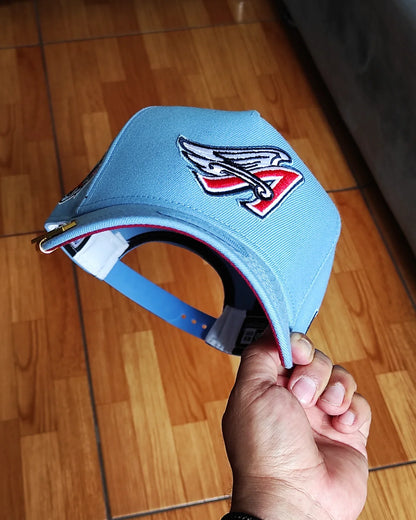 New Era Anaheim Angels Cooperstown Sky Blue 40th Anniversary  9Forty A-Frame Snapback