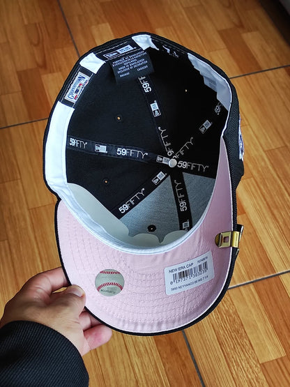 New Era New York Yankees World Series black pink 59fifty