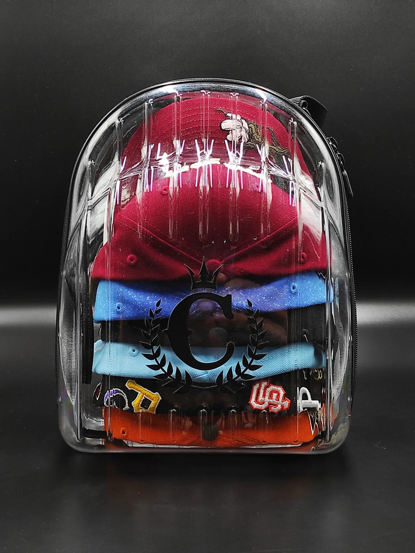 Cap Carrier para 6 gorras transparente