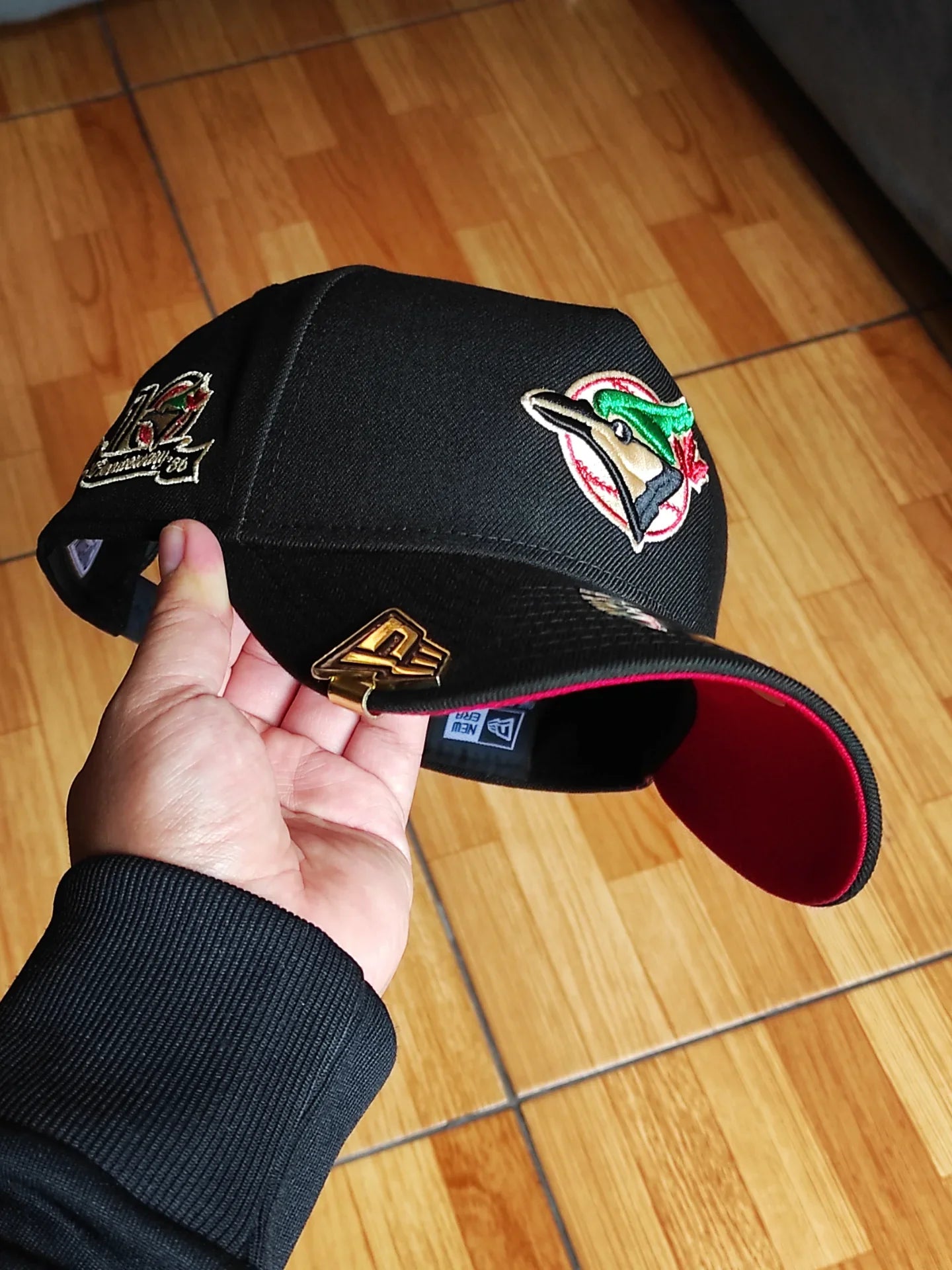 Toronto Blue Jays Curved 10th Season Side Patch New Era 9Forty A-Frame Snapback