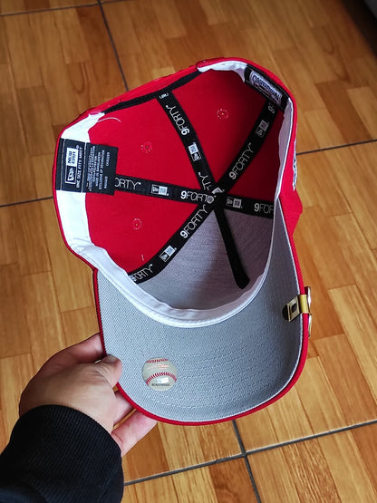 New Era New York Yankees red 9Forty A Frame Snapback Hat