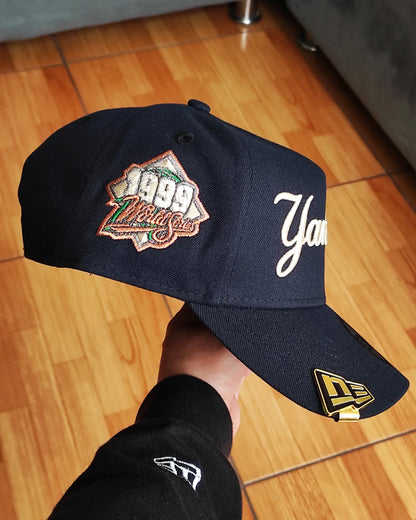 New Era New York yankees script World Series 1999 9 Forty A-FRAME