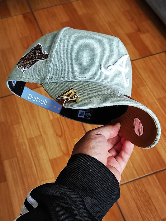 Atlanta braves 'Denim White' 9FORTY A-Frame Snapback