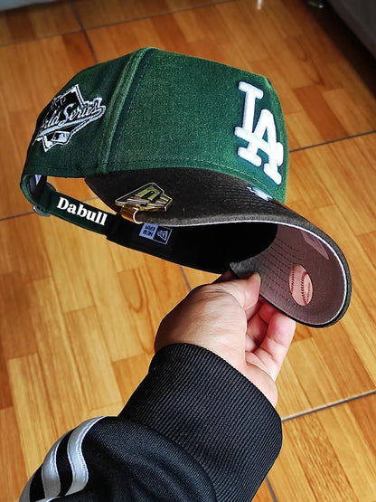 New era Los Angeles Dodgers DENIM green 9FORTY A-FRAME Snapback