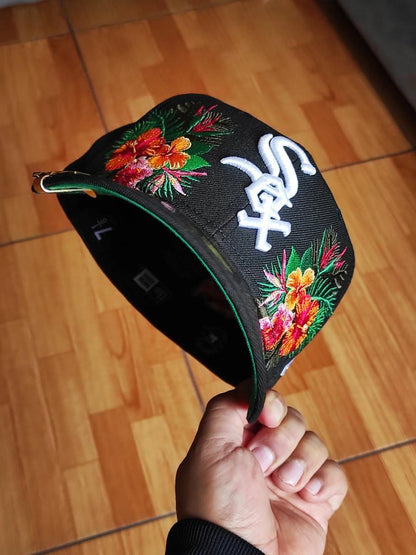 59FIFTY Chicago White Sox floral Black New Era