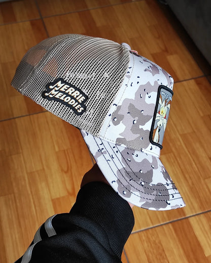 CAPSLAB LOONEY TUNES TRUCKER SNAPBACK HAT