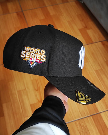 New York Yankees Black 2009 World Series  9Forty A-Frame Snapback