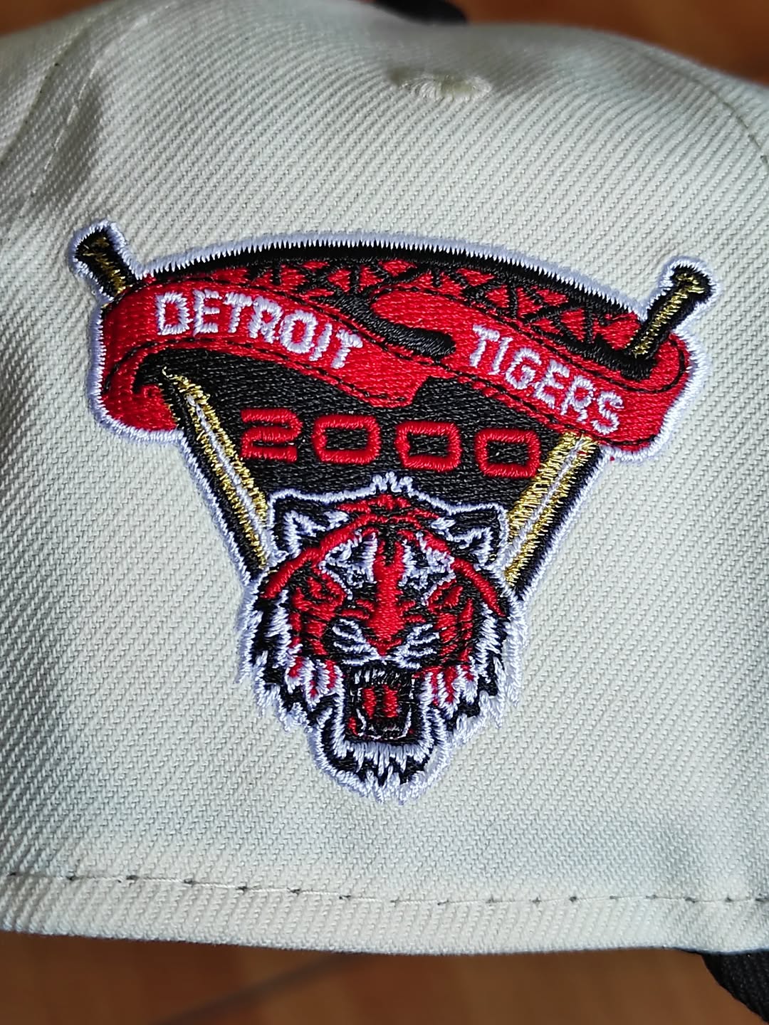 Detroit Tigers Chrome Black 2 Tone 2000 Stadium SP 9Forty A-Frame Snapback