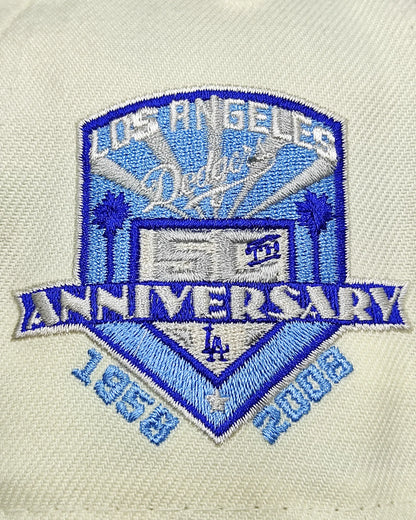 New Era Los Angeles Dodgers 50th aniversario cream dome prime edition 59 FIFTY