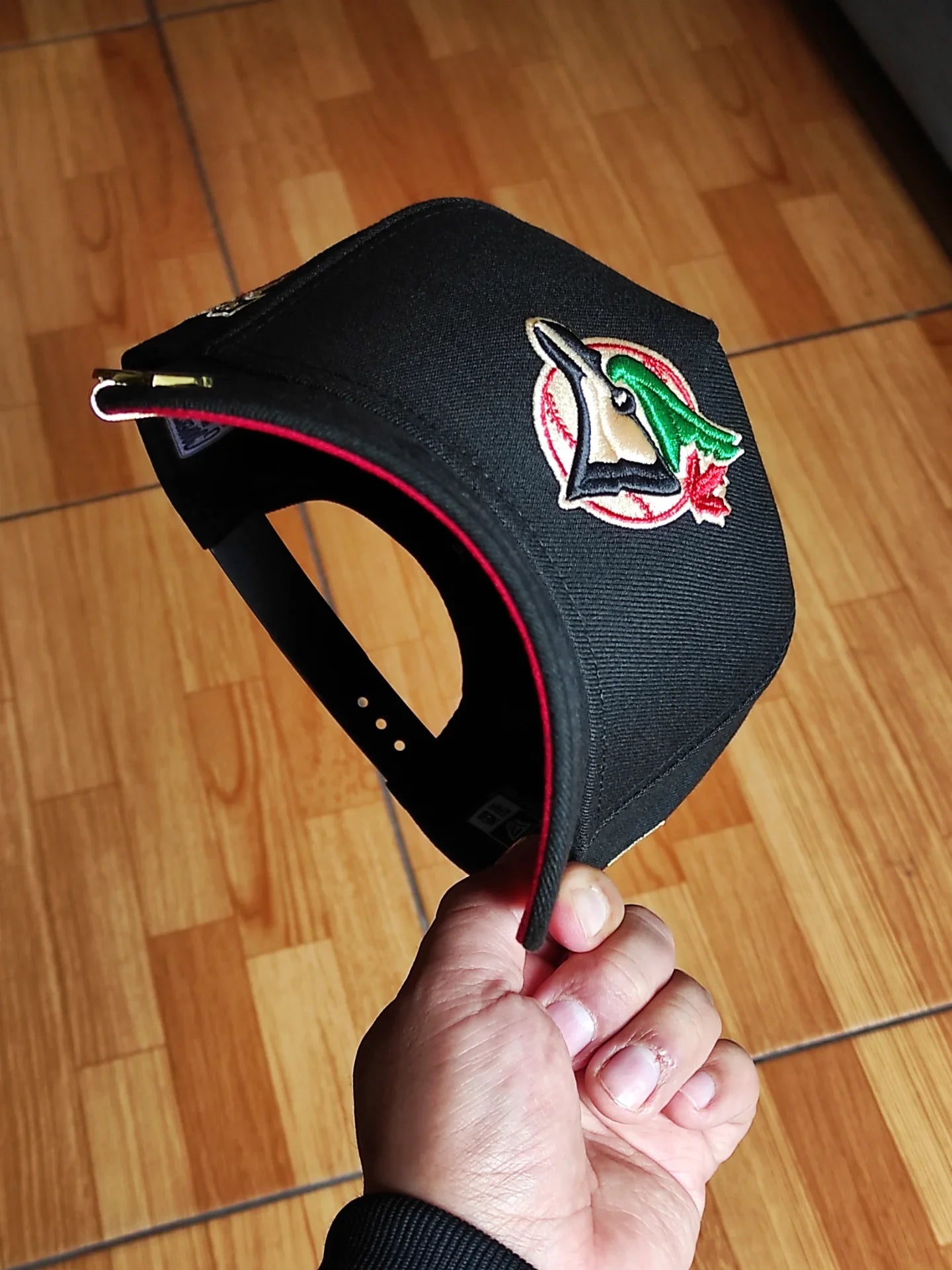 Toronto Blue Jays Curved 10th Season Side Patch New Era 9Forty A-Frame Snapback