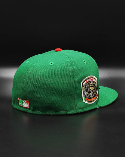 Green New York Mets Orange Bottom 1969 World Series Side Patch New Era 59Fifty Fitted