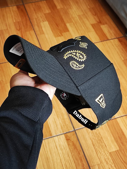 New era New York Yankees paisley BLACK 9FORTY A-FRAME HAT