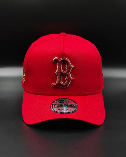 New era Boston Red Sox año del dragón 9 FORTY AFRAME color rojo🐉🈵