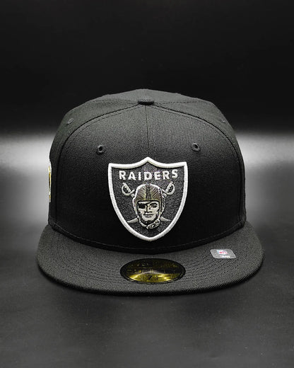 New Era Las Vegas Raiders super bowl xv black edition 59fifty fitted hat
