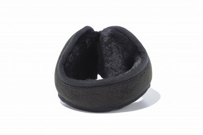 Orejeras negras con logo blanco