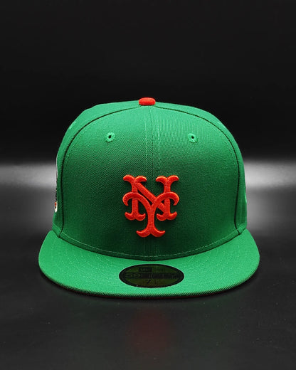 Green New York Mets Orange Bottom 1969 World Series Side Patch New Era 59Fifty Fitted