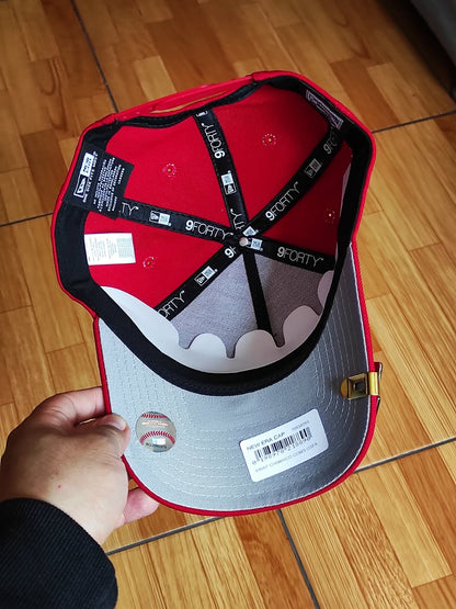 New Era white Sox comesky park red 9Forty A Frame Snapback Hat
