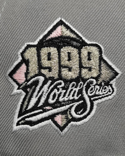 New Era New York Yankees world series 1999 gray pink 9 FIFTY Snapback