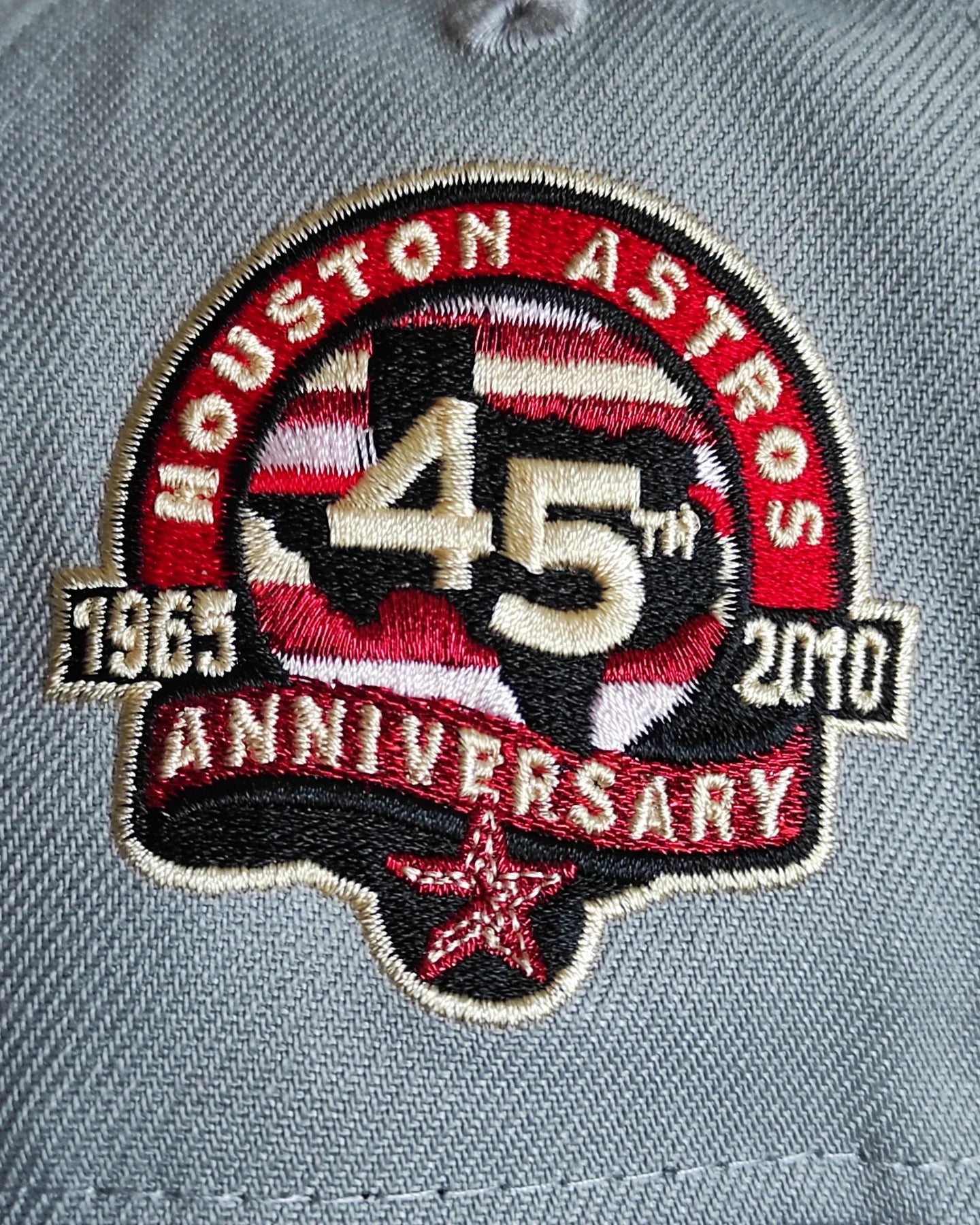 Houston Astros Rose PreCurvada 45th Anniversary New Era 9Fifty A-Frame Snapback