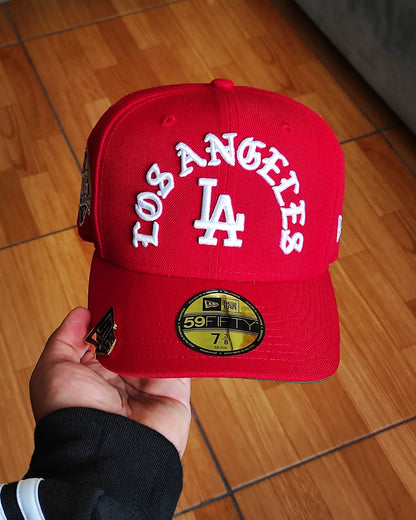 New Era Los Angeles Dodgers viva red edition 59fifty fitted