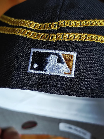 New Era New York Yankees chain✨️ wrap Navy 59FIFTY Fitted