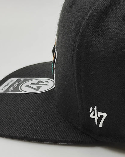 47brand San Jose Sharks captain snapback cap schwarz