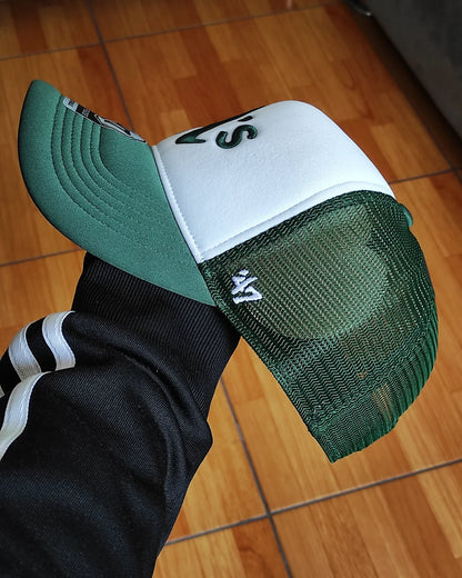 47Brand Oakland Athletic foam Trucker Snapback